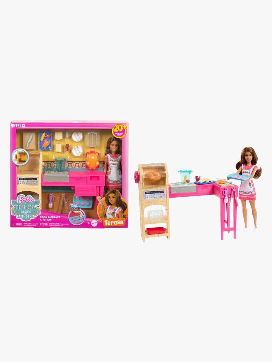 Barbie &  Teresa Recipe for Friendship Lekset Kök med Docka