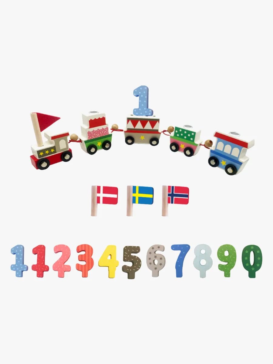 Barbo Toys Födelsedagståg i Trä