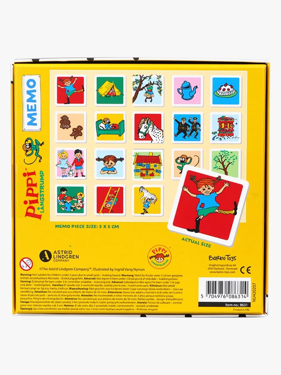 Barbo Toys Pippi Långstrump Memo