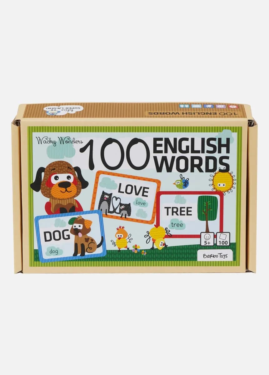 Barbo Toys Wacky Wonders Lär 100 Engelska Ord - Set