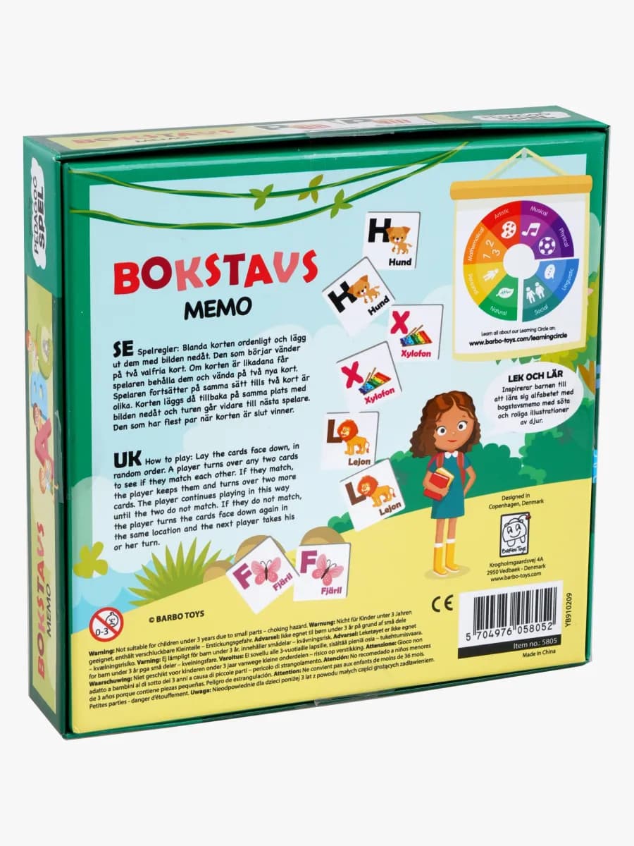 BarboToys Bokstavsmemo