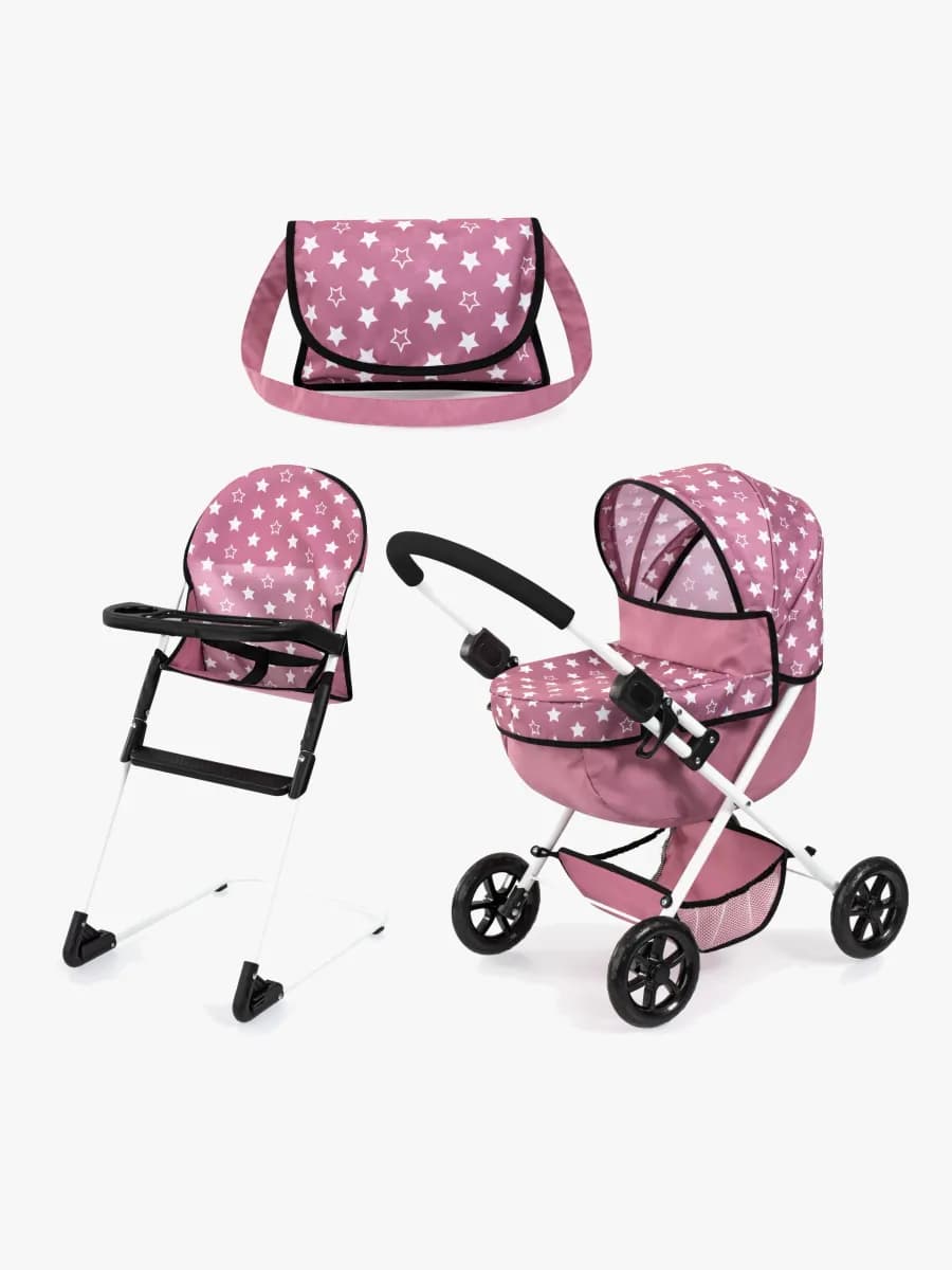 Bayer Design Cosy Set Dockvagn, Rosa