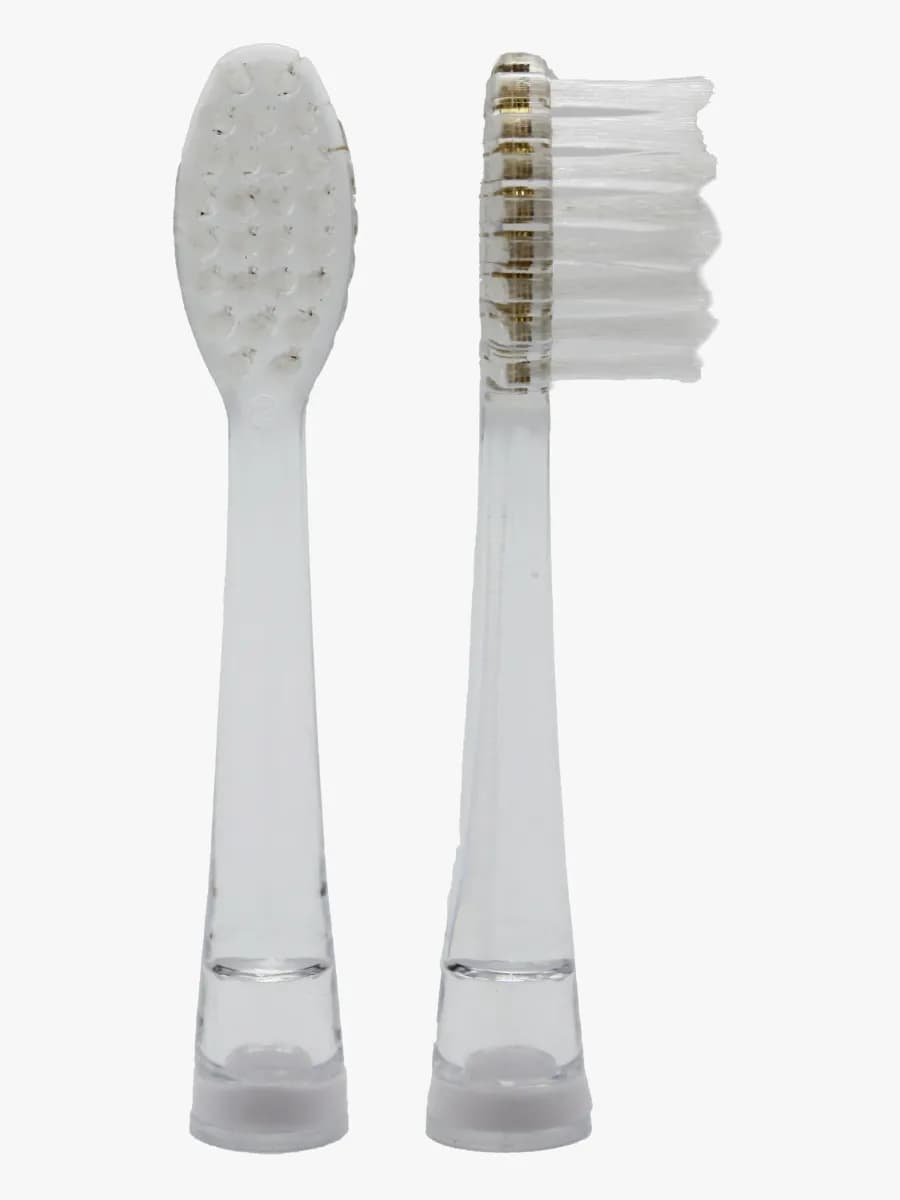 bblüv Ultrasonic Eltandborste PRO Refill 3-6 År, Vit/beige