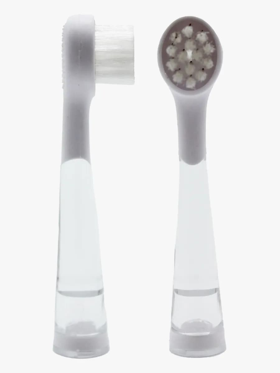 bblüv Ultrasonic Eltandborste PRO Refill 6-18 Månader, Vit/beige