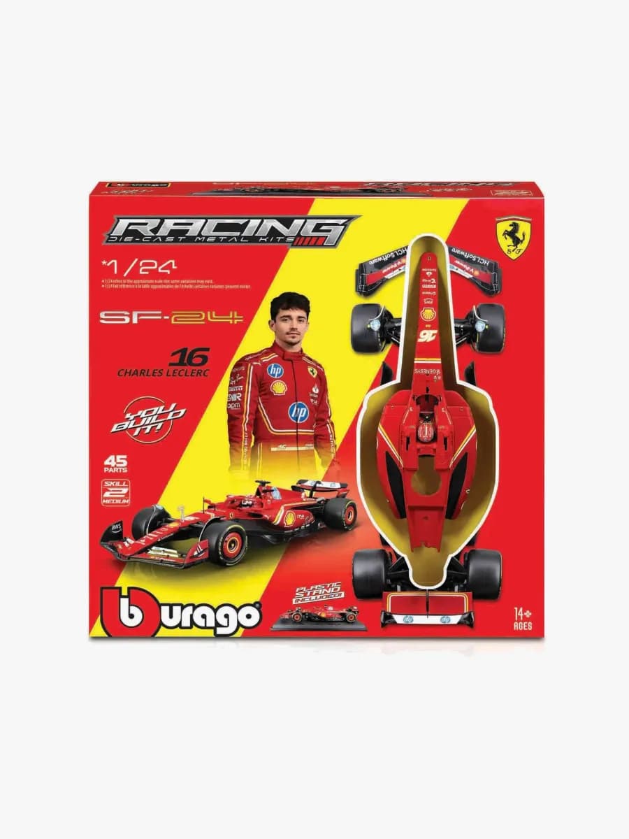 Bburago F1 Ferrari SF-24 Modellkit Leclerc #16 1:24