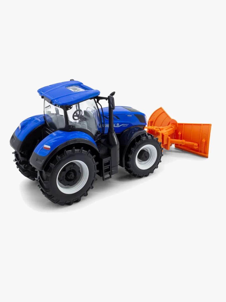 Bburago New Holland T7.315 Traktor med Snöplog 1:32