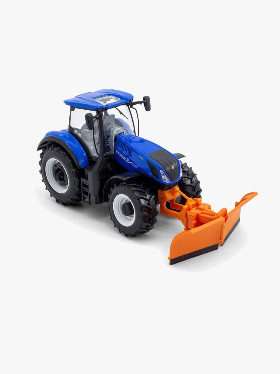 Bburago New Holland T7.315 Traktor med Snöplog 1:32