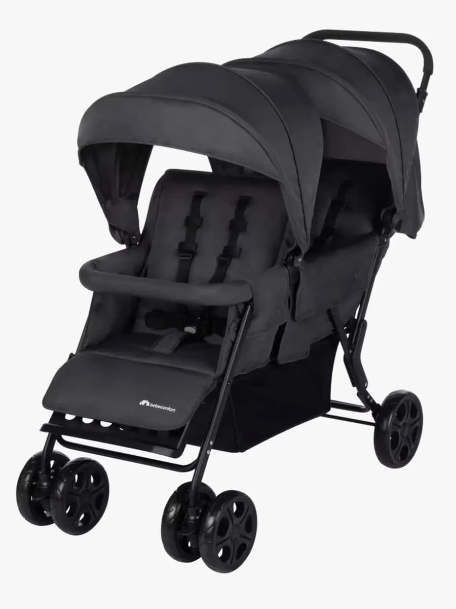 Bebeconfort Teamy Syskonvagn, Mineral Graphite