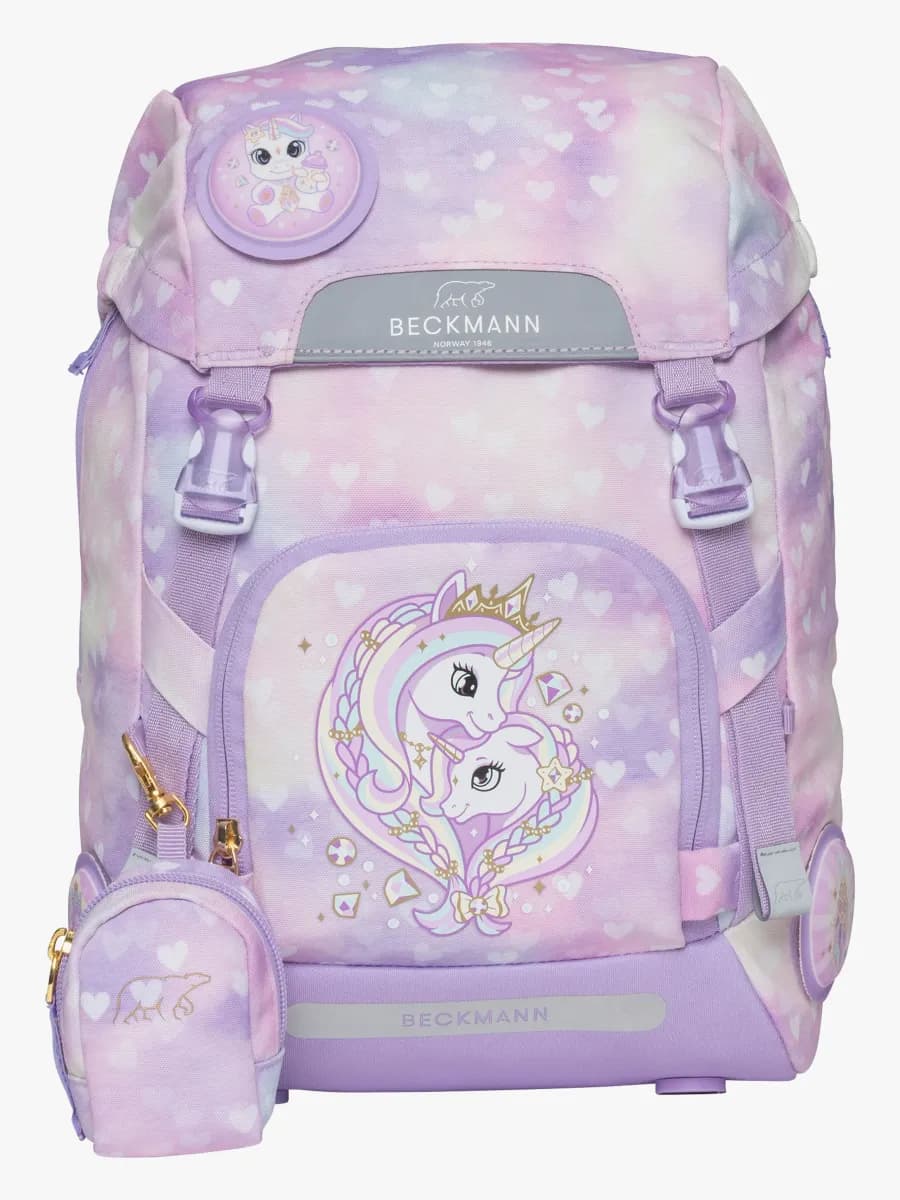 Beckmann Classic Ryggsäck 22L, Unicorn Princess Purple - Bäst i test