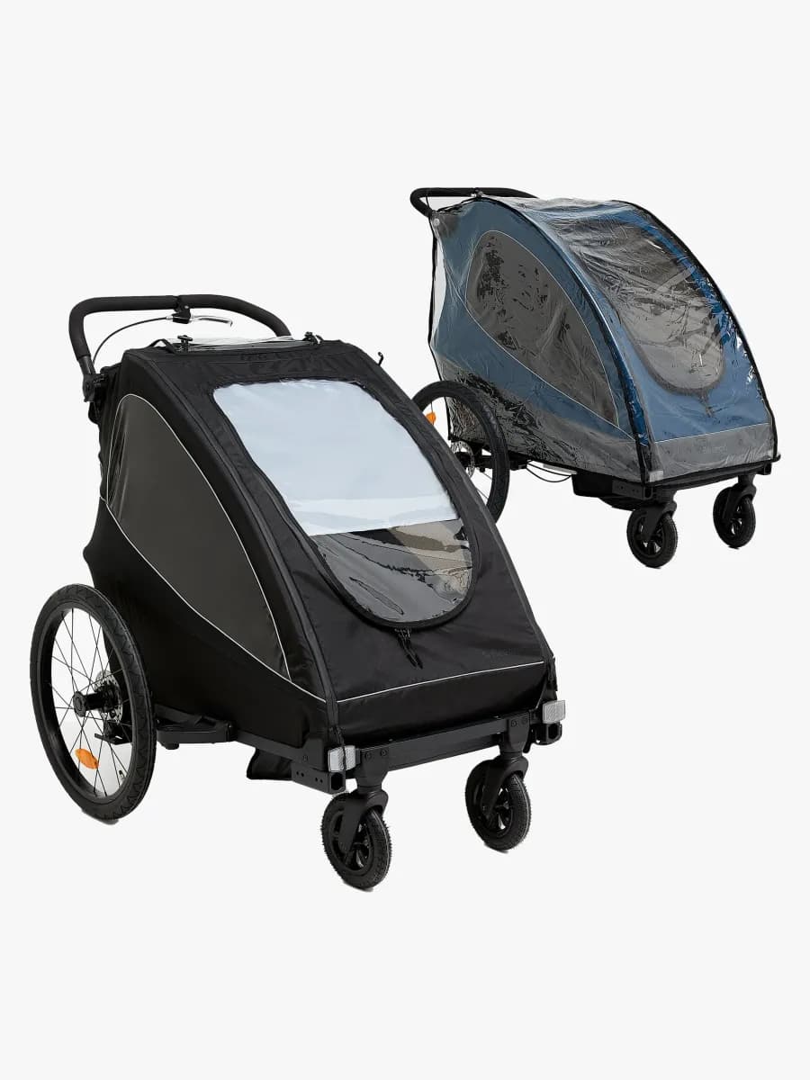 Beemoo Activity Sport Cykelvagn Inkl. Regnskydd, Black