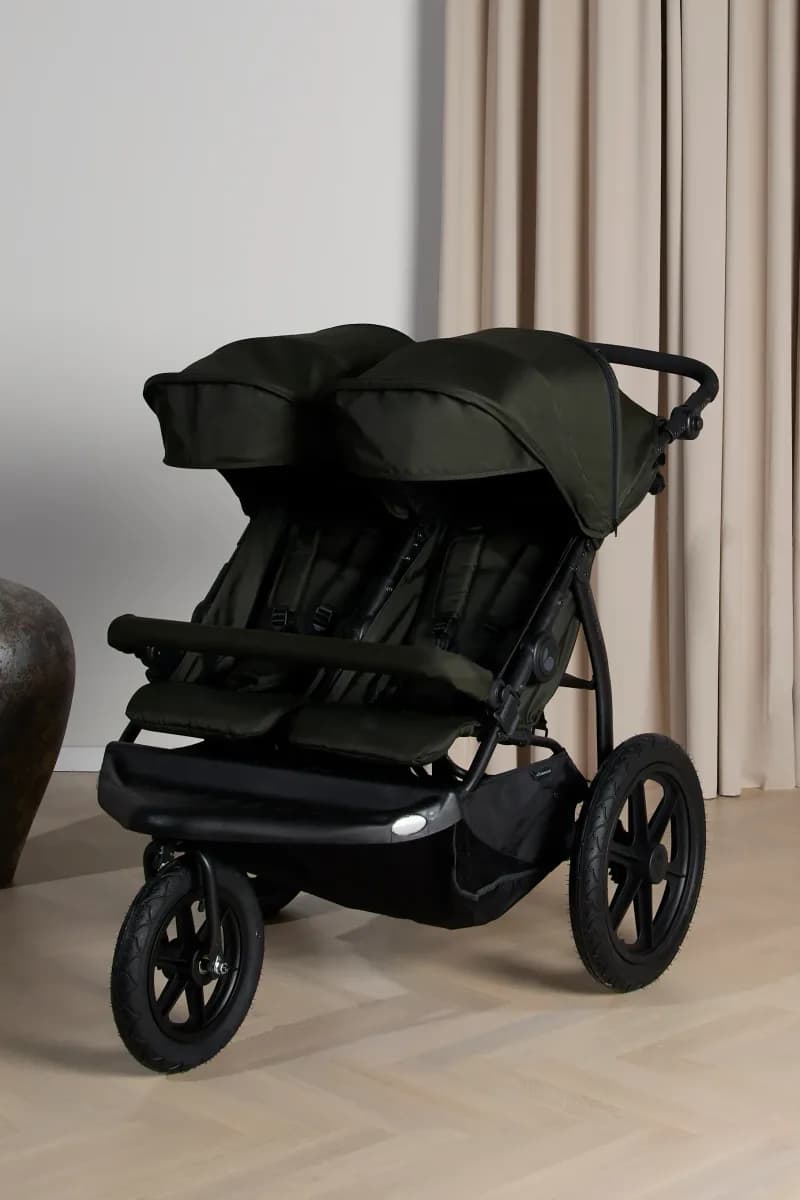 Beemoo Activity Twin Syskonvagn, Green