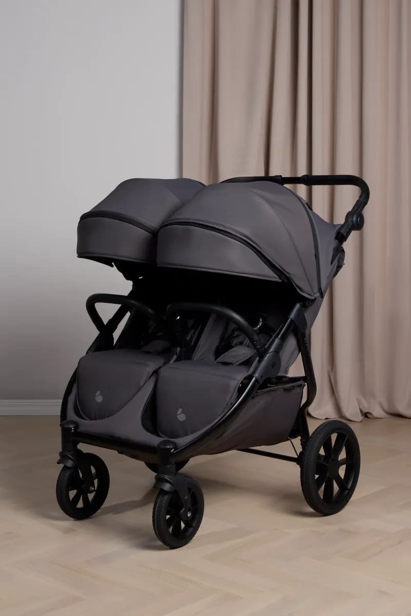 Beemoo BFF60 2 Syskonvagn, Fog Grey