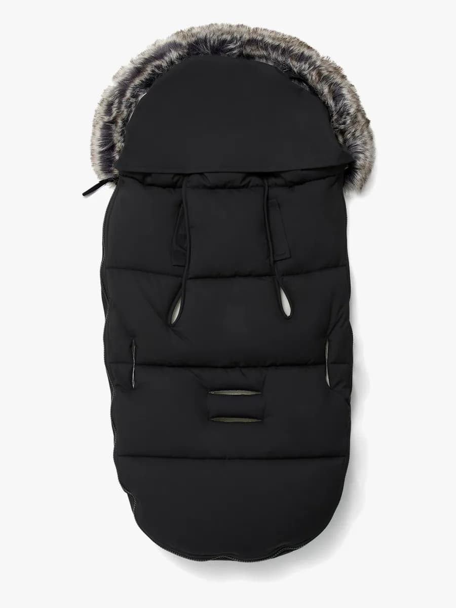 Beemoo Brisk Vinteråkpåse, Black/Snowflake