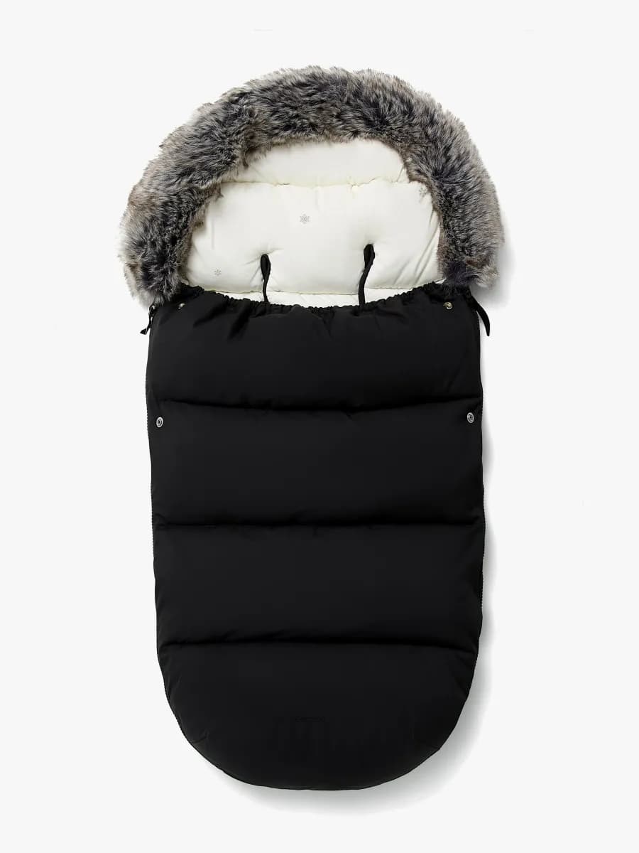 Beemoo Brisk Vinteråkpåse, Black/Snowflake