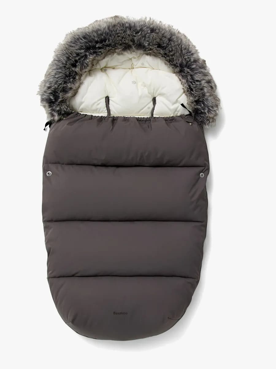 Beemoo Brisk Vinteråkpåse, Grey/Snowflake