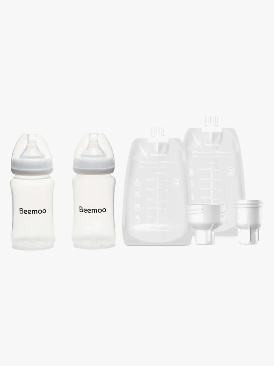 Beemoo CARE 240 ml Flaskor 2-pack &  Bröstmjölkpåsar 30-pack