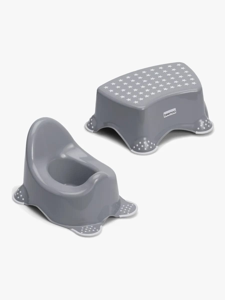 Beemoo CARE Anti-Slip Potta &  Pall, Grey