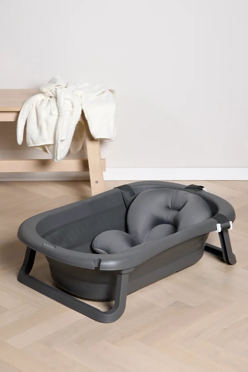 Beemoo CARE Assist Badbalja inkl. Badstöd, Deep Grey - Bäst i test