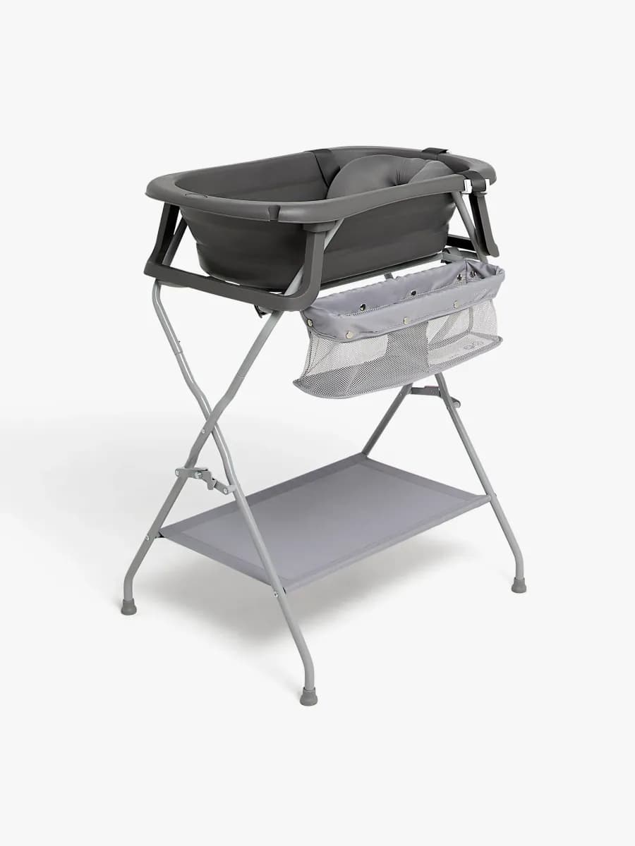 Beemoo CARE Assist Badbalja inkl. Badstöd och Badstativ, Deep Grey