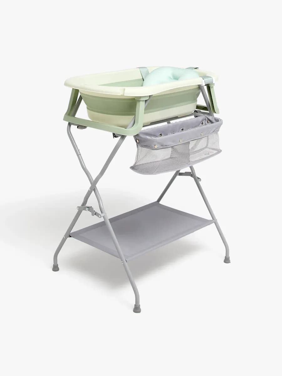 Beemoo CARE Assist Badbalja inkl. Badstöd och Badstativ, Soft Green