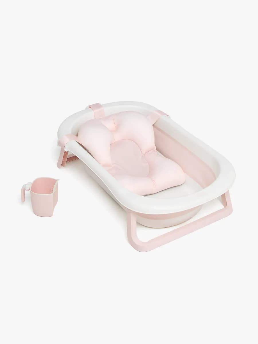 Beemoo CARE Assist Badbalja inkl. Badstöd &  Sköljkanna, Pink