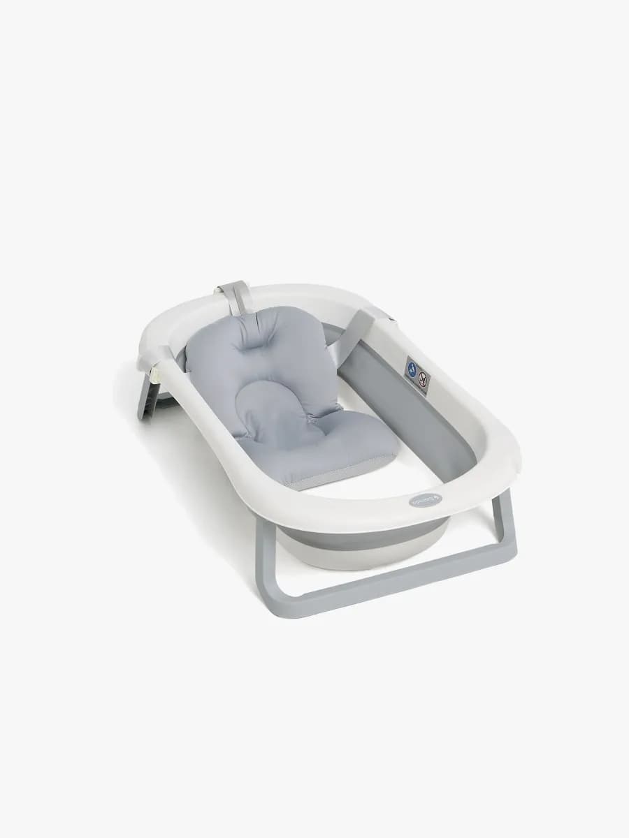 Beemoo CARE Assist Badbalja inkl. Badstöd, White/Grey - Bäst i test
