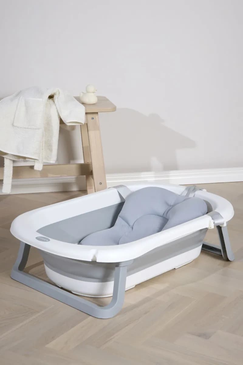 Beemoo CARE Assist Badbalja inkl. Badstöd, White/Grey - Bäst i test