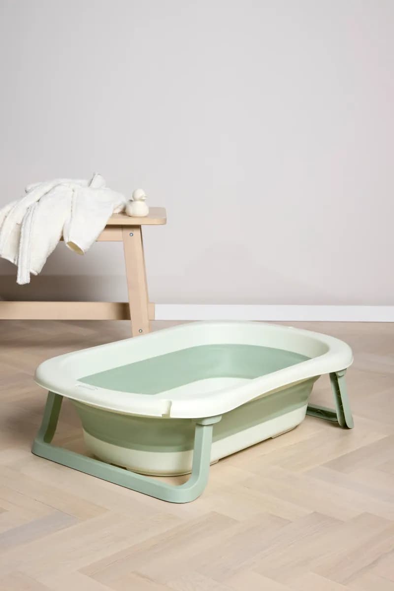 Beemoo CARE Assist Hopfällbar Badbalja, Soft Green - Bäst i test