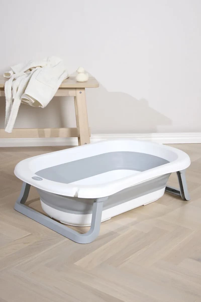Beemoo CARE Assist Hopfällbar Badbalja, White/Grey - Bäst i test