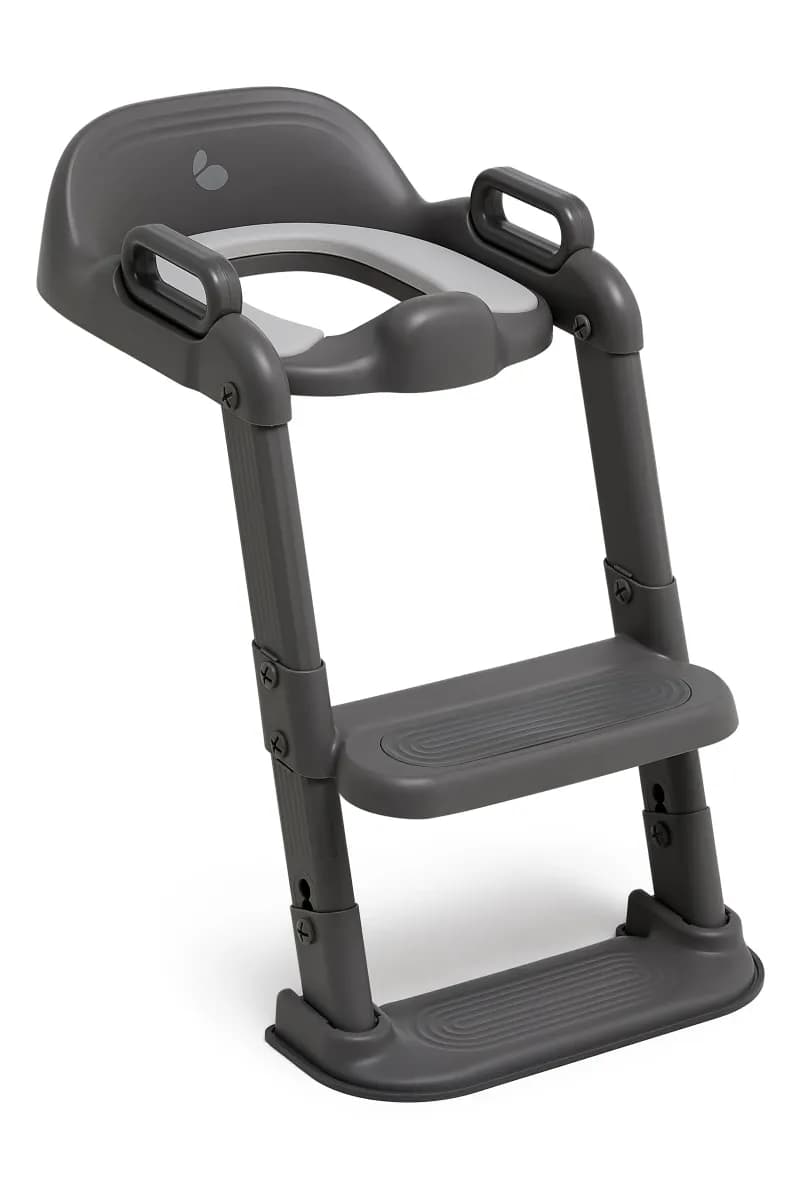 Beemoo CARE Assist Toalettsits med Stege, Deep Grey