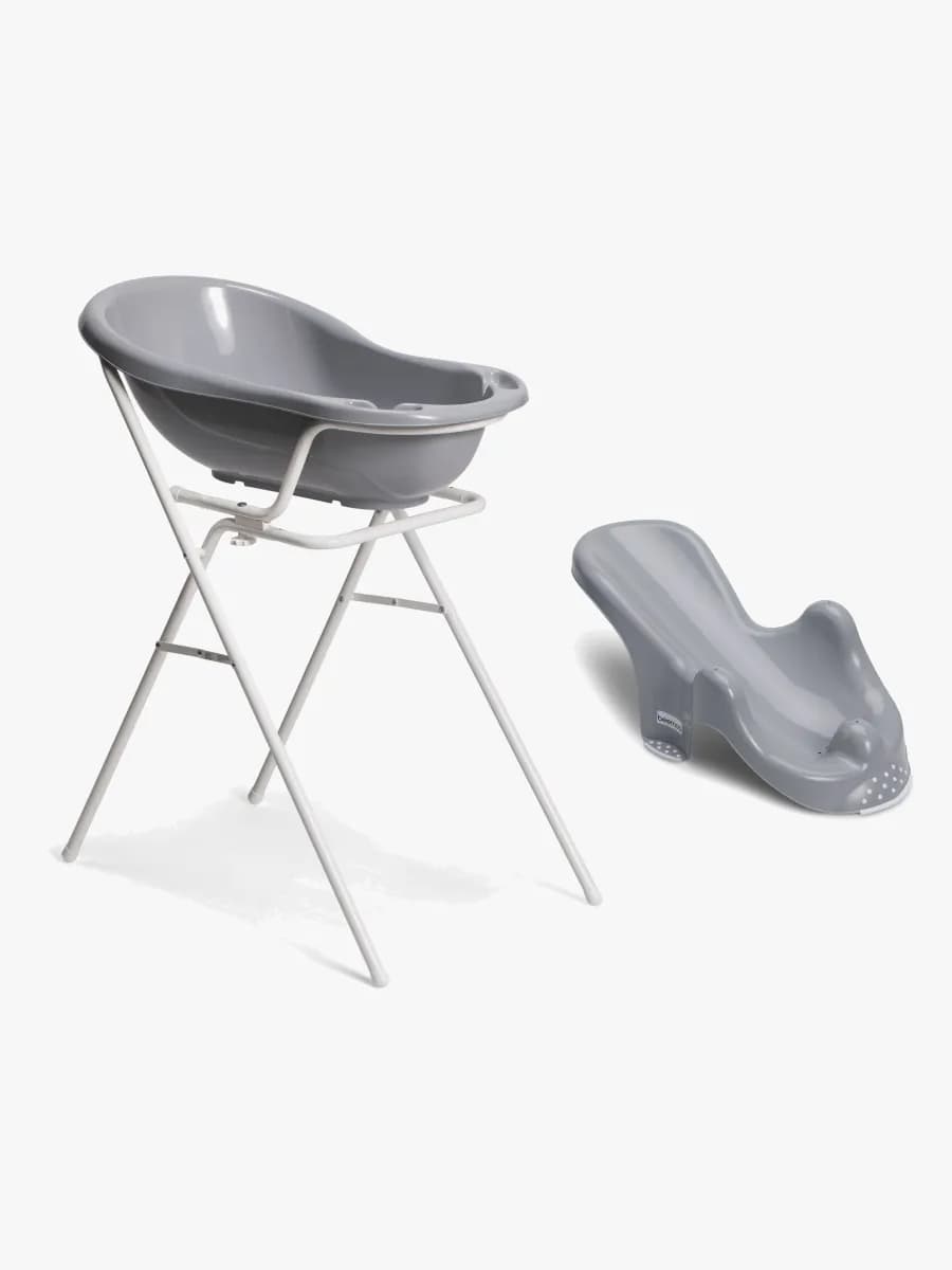 Beemoo CARE Badbalja med Badstöd &  Stativ, Grey