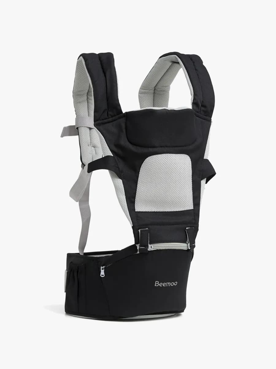 Beemoo CARE Carry Comfort Air 4-in-1 Bärsele &  Höftbärare, Black