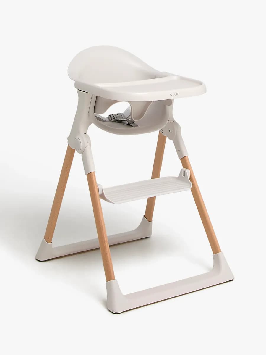 Beemoo CARE Harmony Barnmatstol, White/Wood