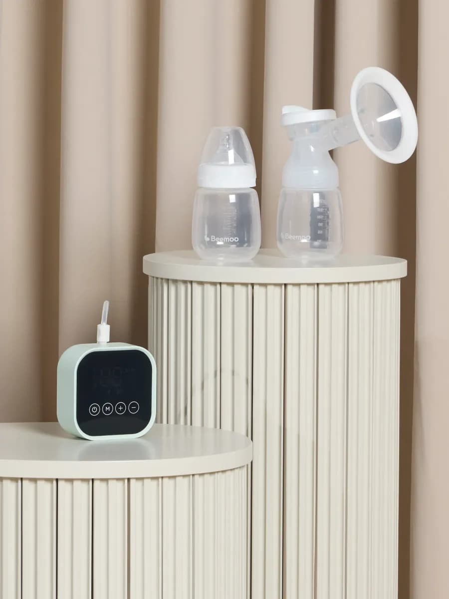 Beemoo CARE Pumply Elektrisk Bröstpump Dubbel, Soft Green