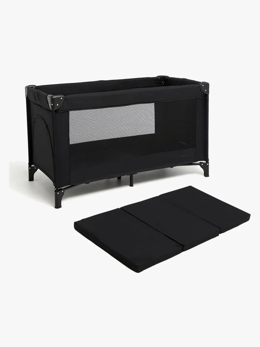 Beemoo CARE Quick Resesäng+Madrass Black