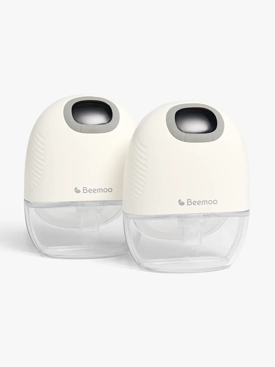 Beemoo CARE Wearable Slim Elektrisk Bröstpump Dubbel, White