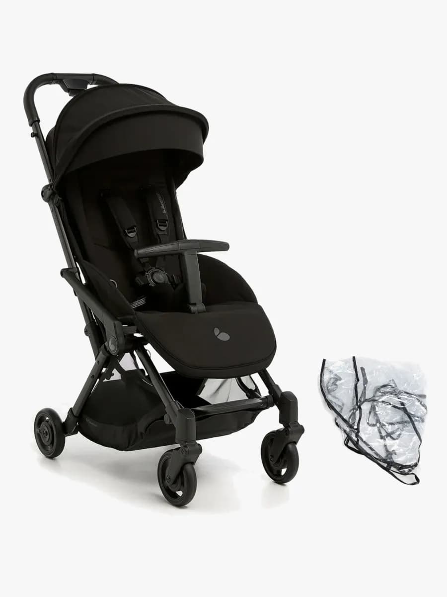 Beemoo Easy Fly Lux 4 Sulky Inkl. Regnskydd, Jet Black