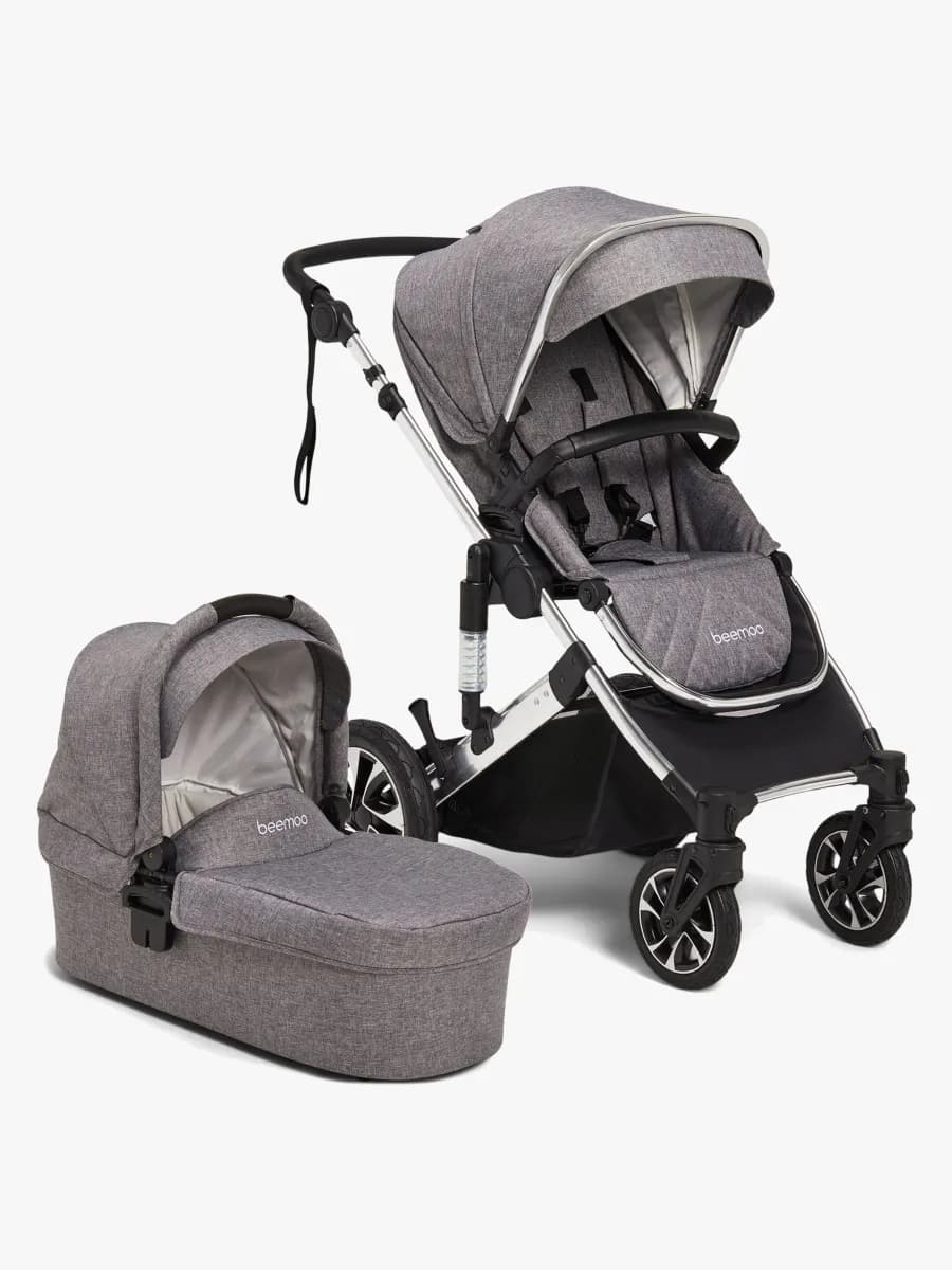 Beemoo Maxi 4 Duovagn, Grey/Silver