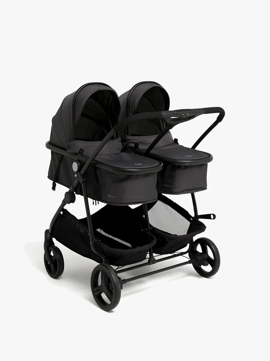 Beemoo Move Twin 2-in-1 Syskonvagn, Asphalt