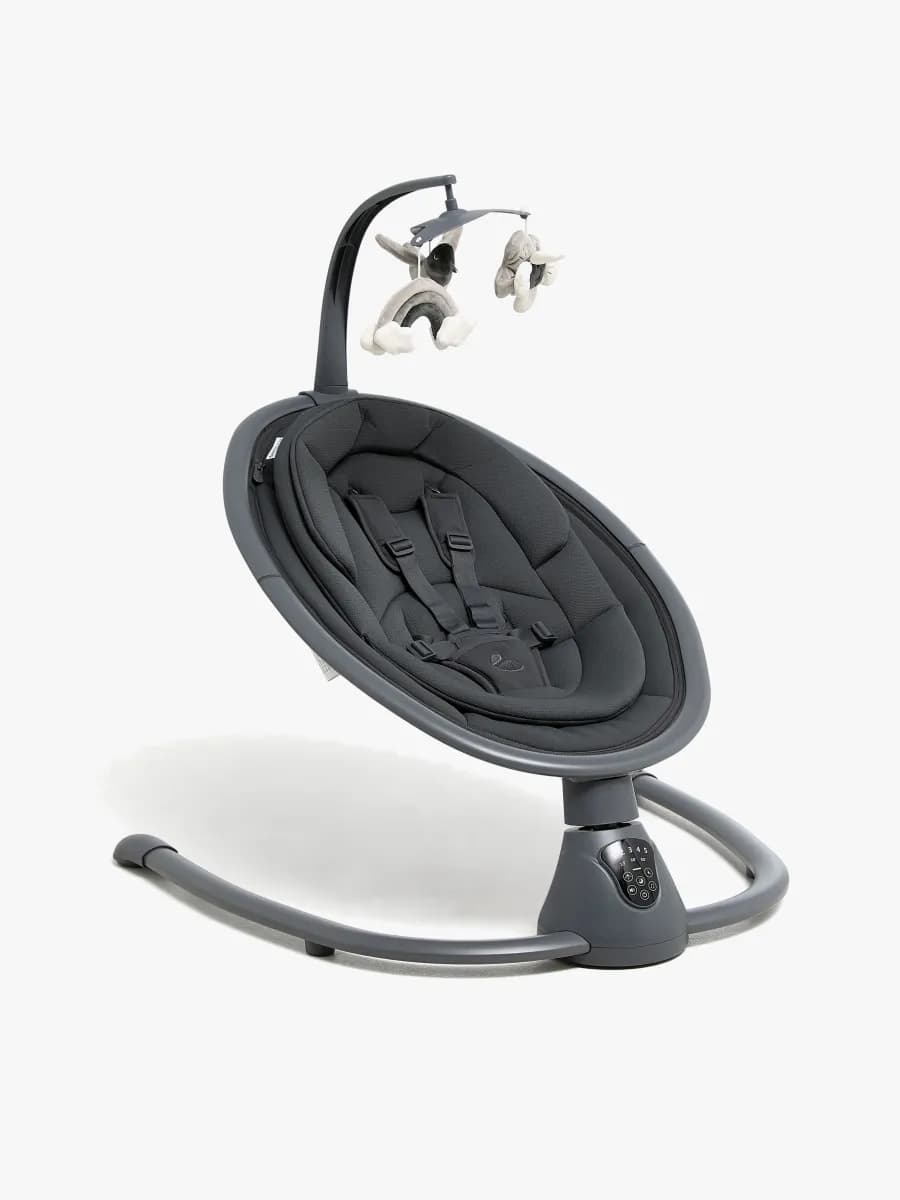 Beemoo PLAY Rocker Low 2 Babysitter, Ash Grey