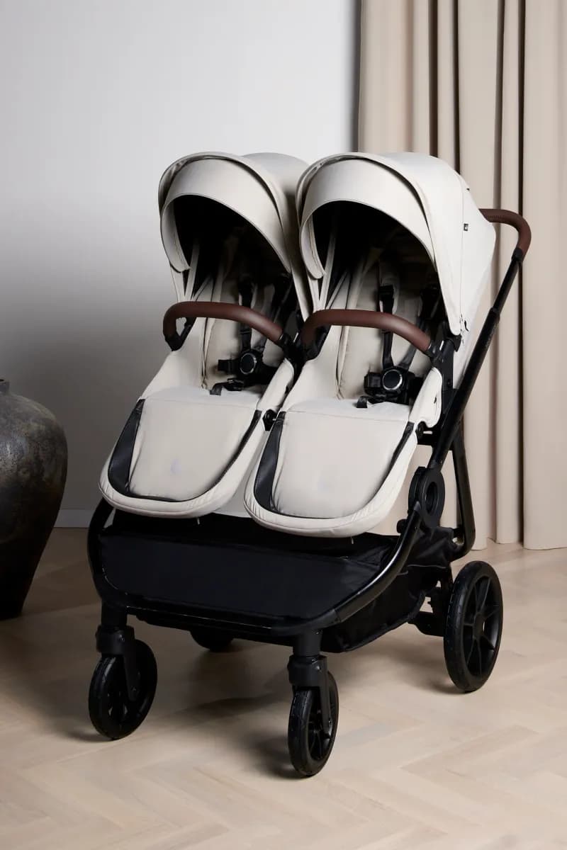 Beemoo Pro Twin 2 Syskonvagn, Latte Beige