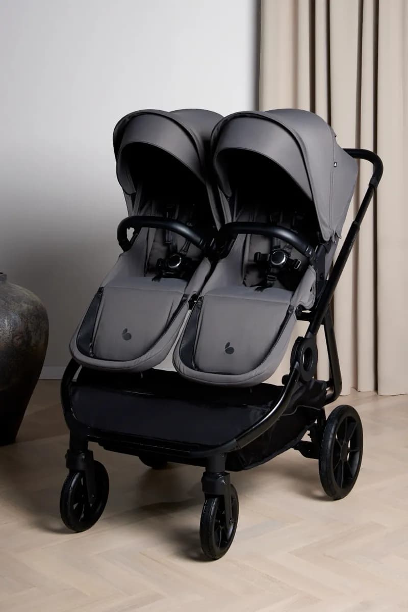 Beemoo Pro Twin 2 Syskonvagn, Mocha Grey