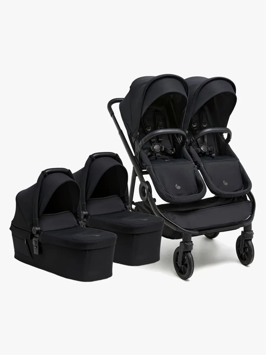 Beemoo Pro Twin 2 Tvillingvagn, Coffee Black