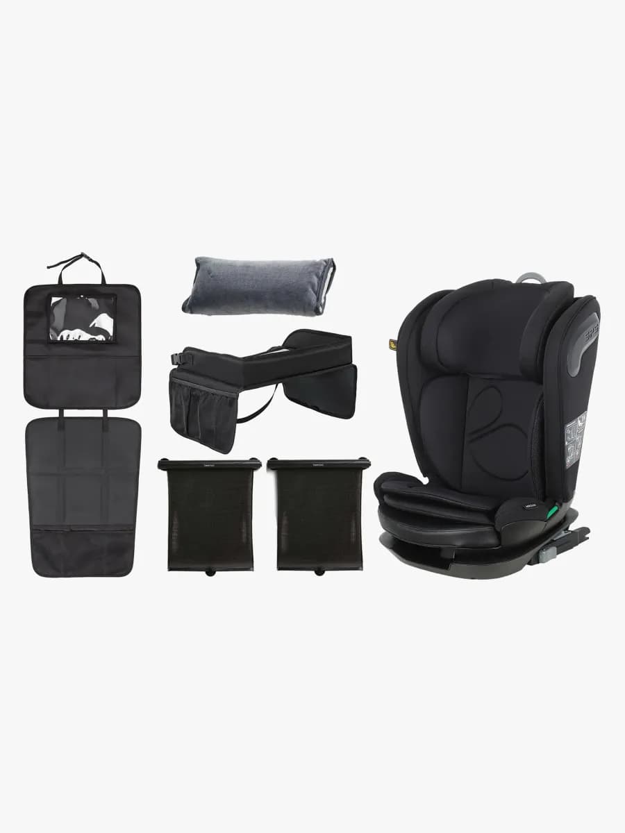 Beemoo Reform ISOFIX Bältesstol Inkl. Tillbehör, Black Stone