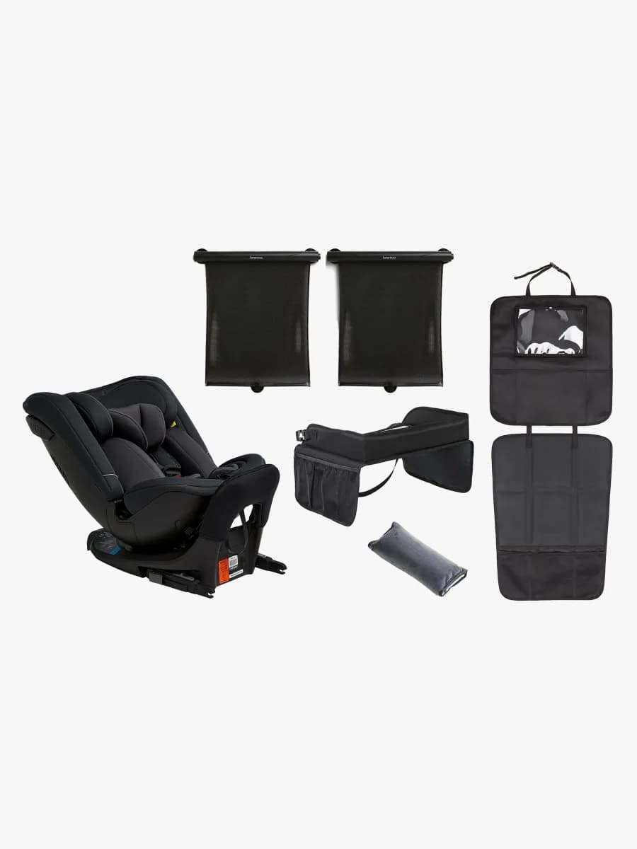 Beemoo Rotate i-Size Vändbar Bilbarnstol Inkl. Tillbehör, Anthracite