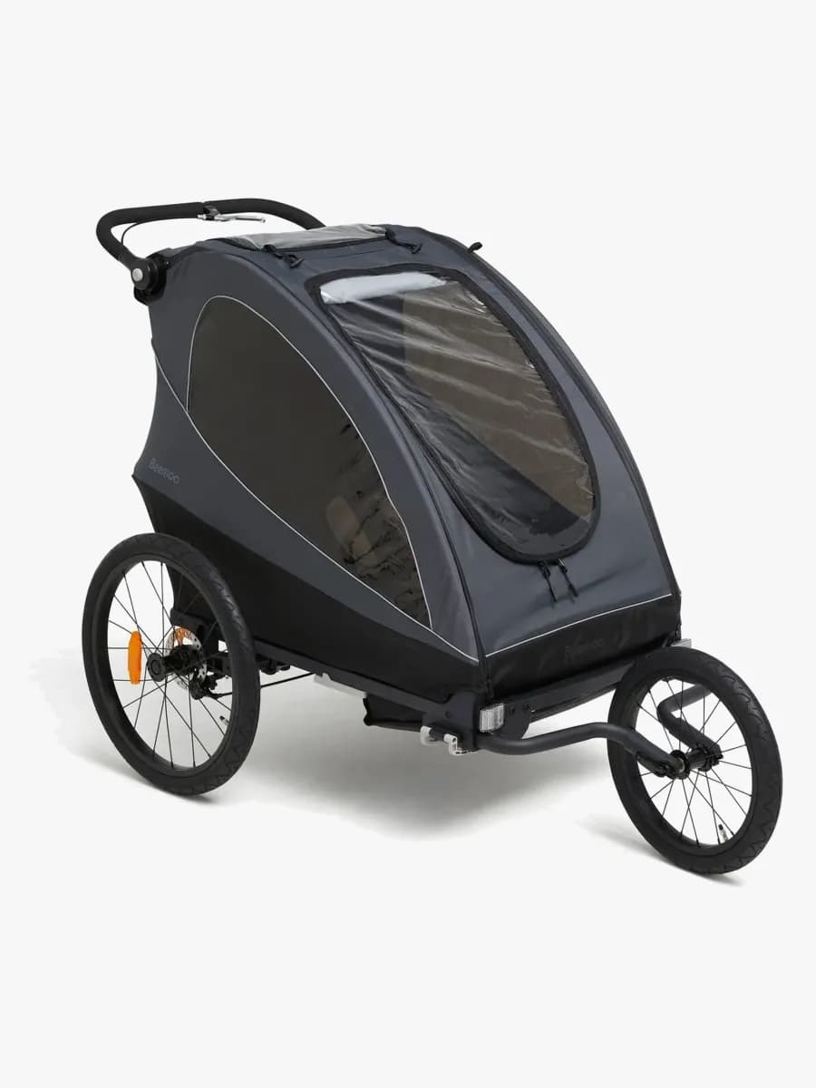 Beemoo Sporty Trail Cykelvagn Inkl. Joggingkit, Asphalt