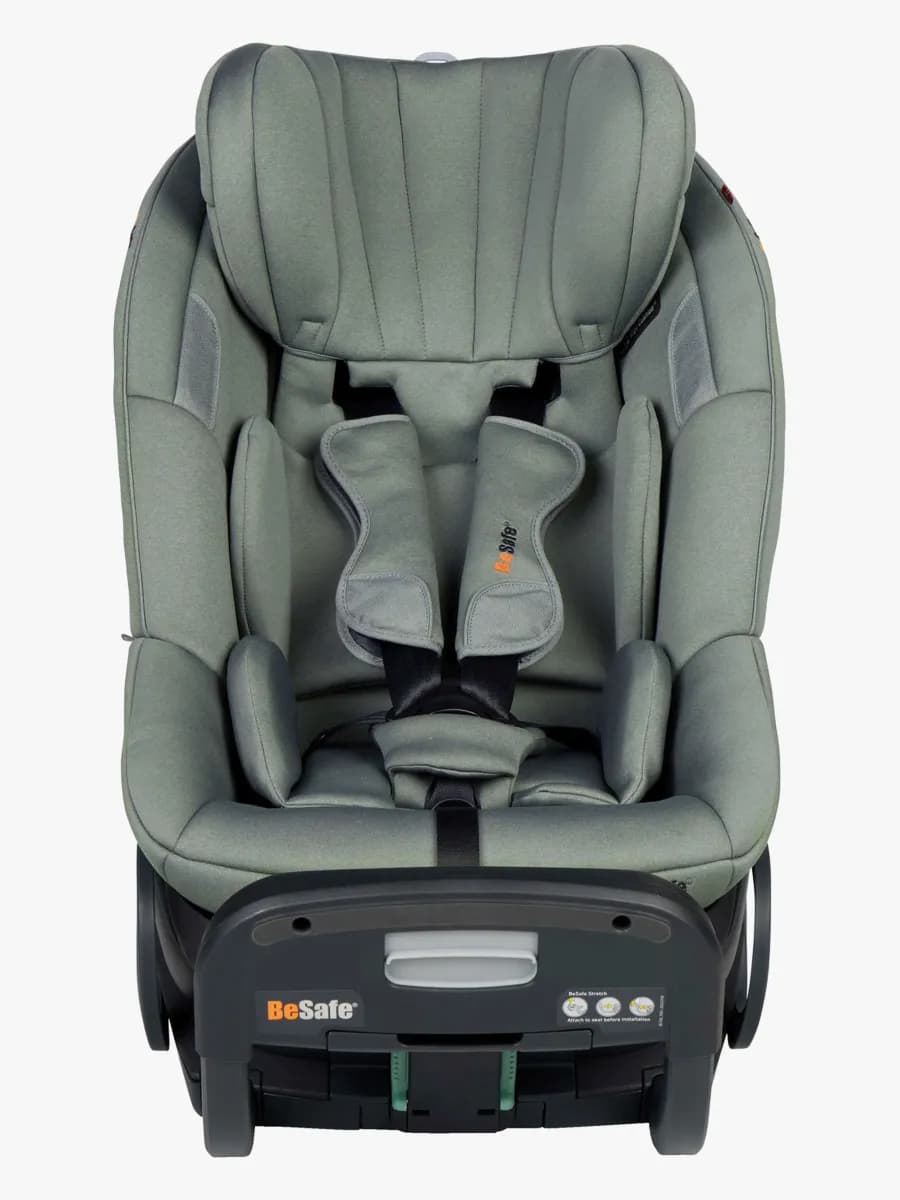 BeSafe Stretch² Bilbarnstol, Meadow Green Soft Breeze