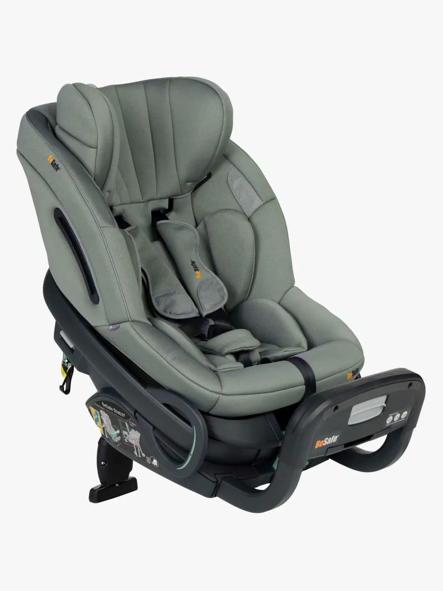 BeSafe Stretch² Bilbarnstol, Meadow Green Soft Breeze