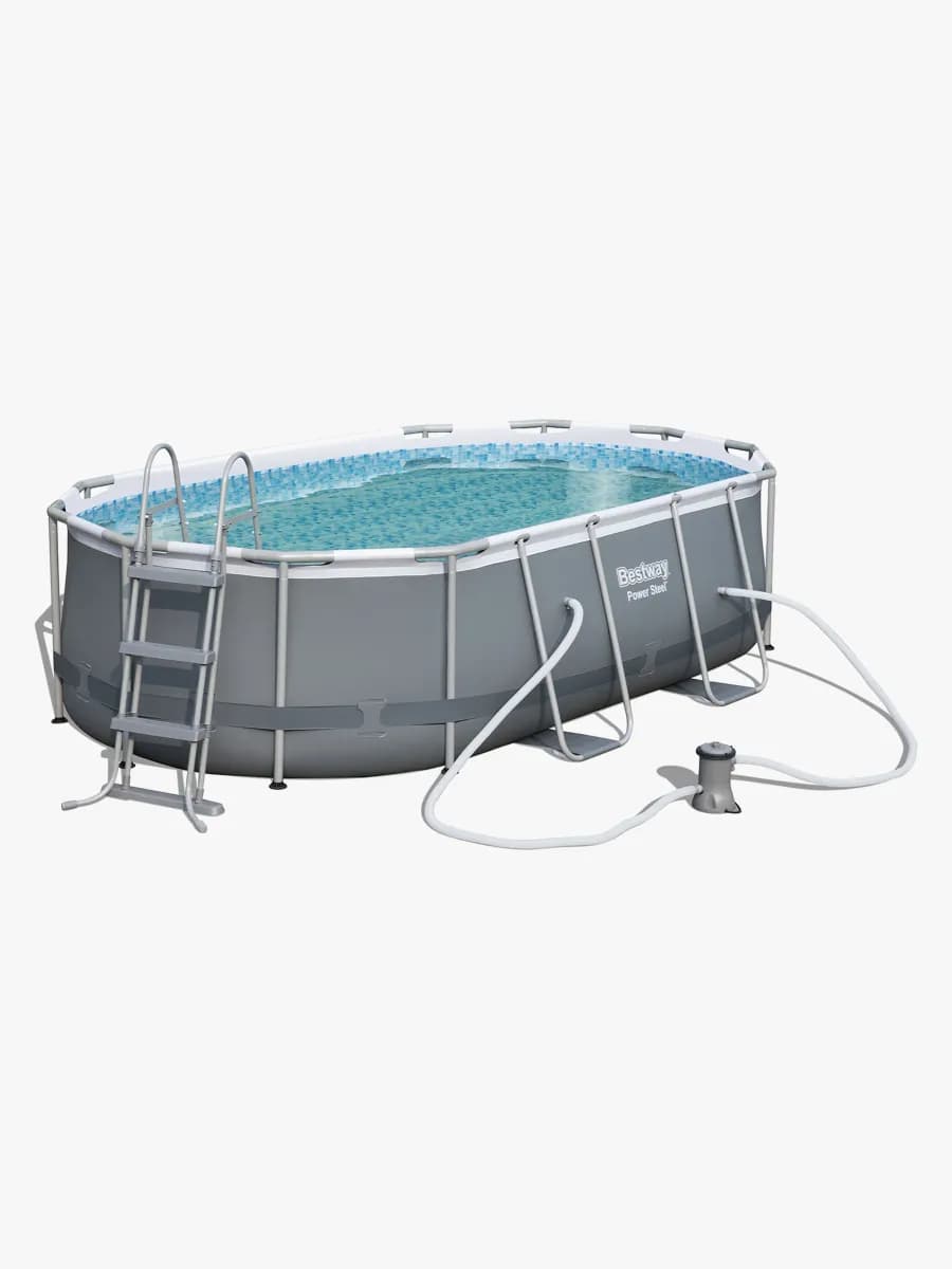 Bestway Power Steel Oval Poolset 427x250x100 cm