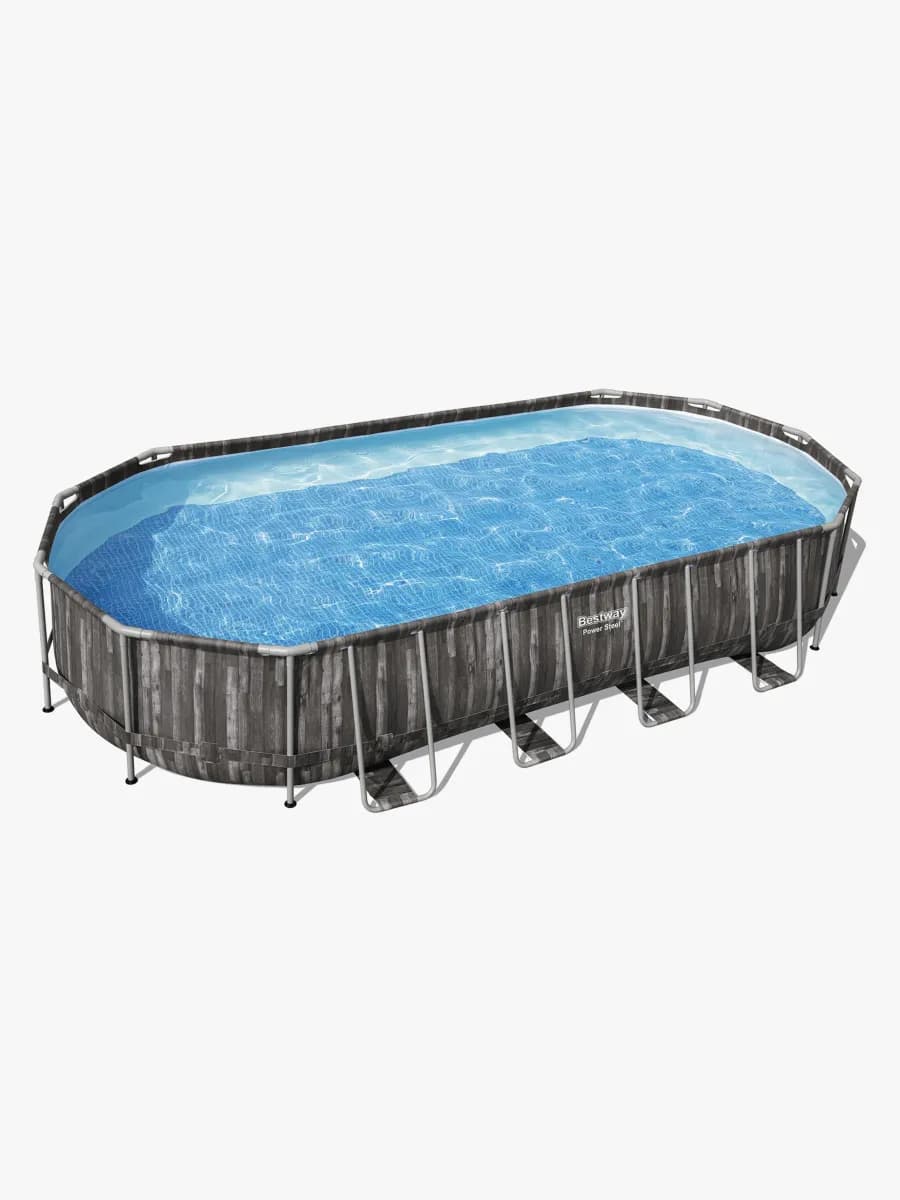 Bestway Power Steel Oval Poolset 732x366x122 cm